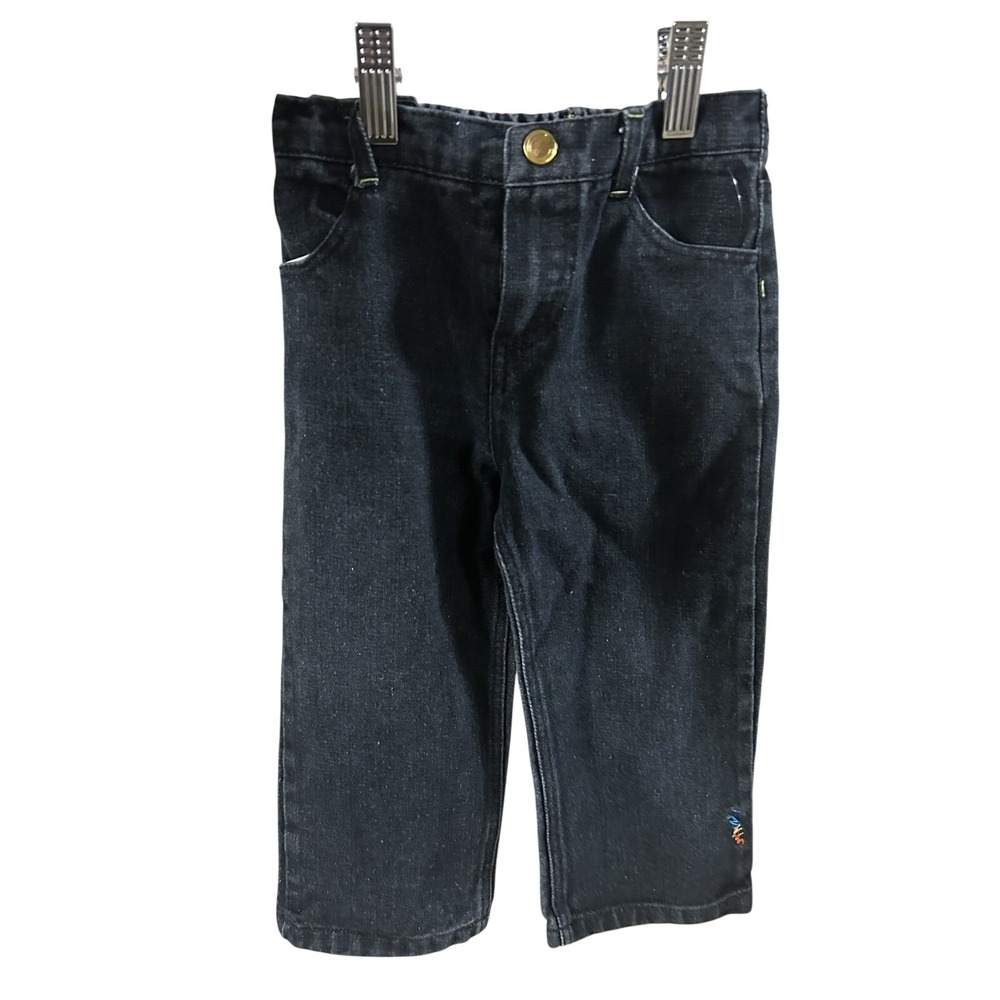 Coogi Toddler Denim Jeans Size 24 Months Colored Embroidered Logos Y2K